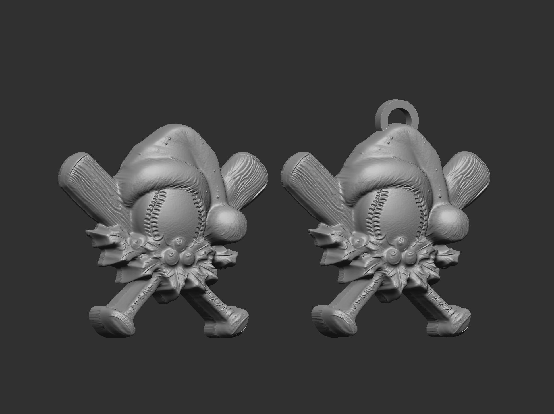 christmas soft ball decor  3D print model_7