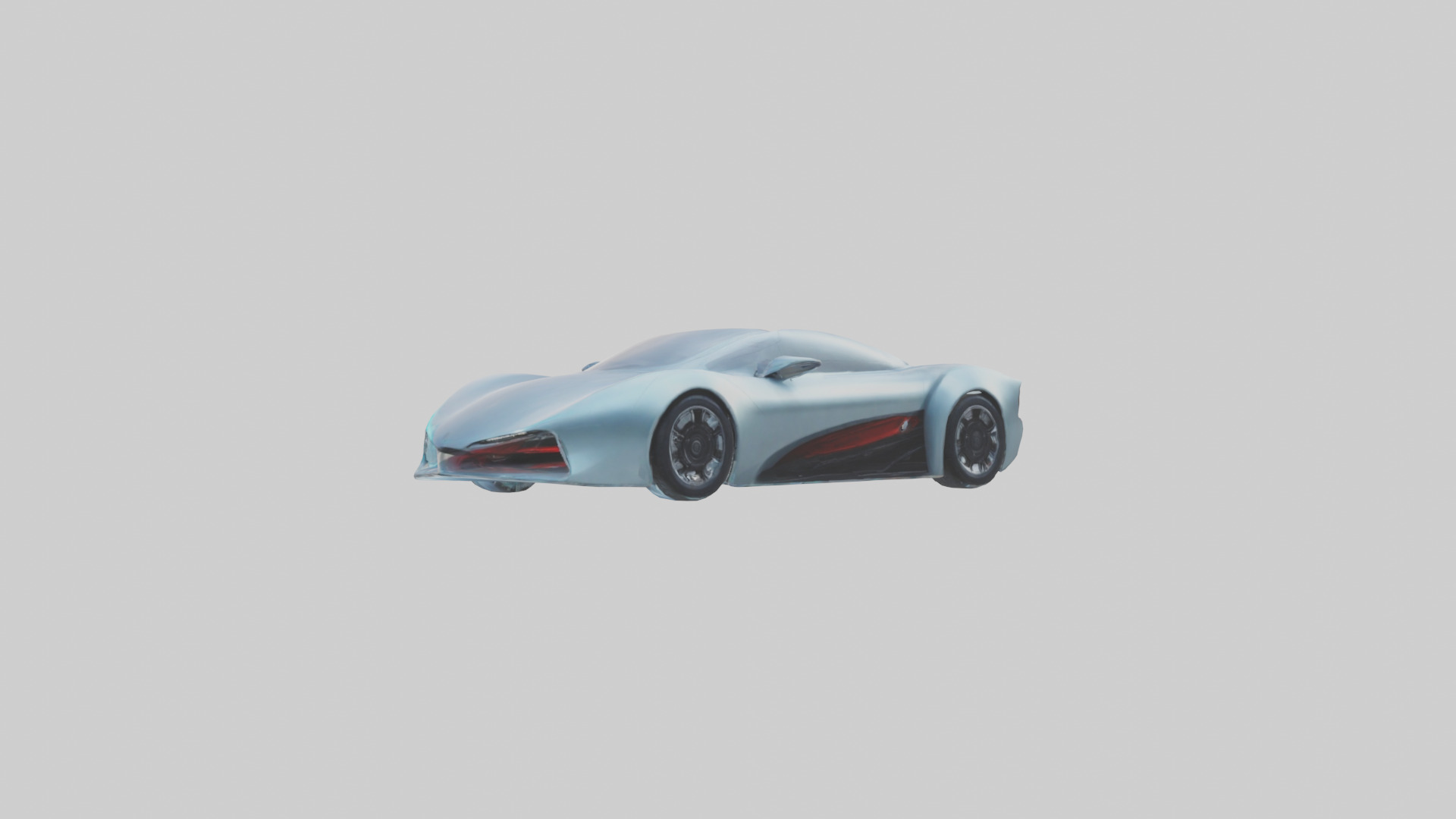 Futuristic Roadster model 3D model_1