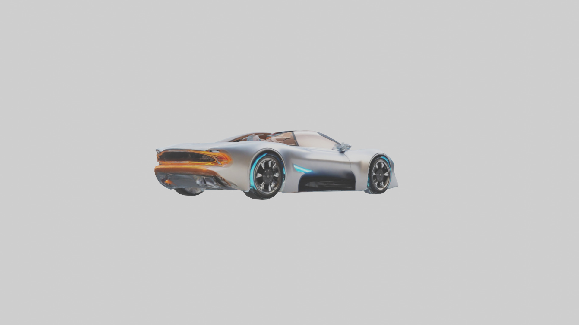 Futuristic Roadster model 3D model_11