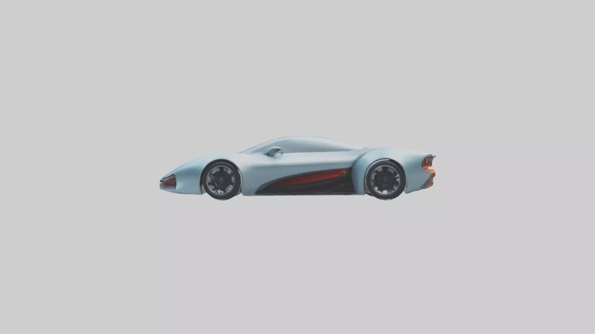 Futuristic Roadster model 3D model_0