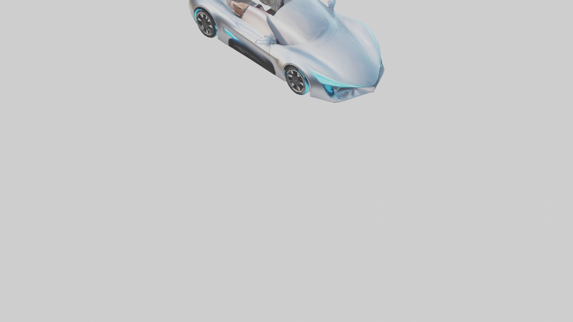 Futuristic Roadster model 3D model_5