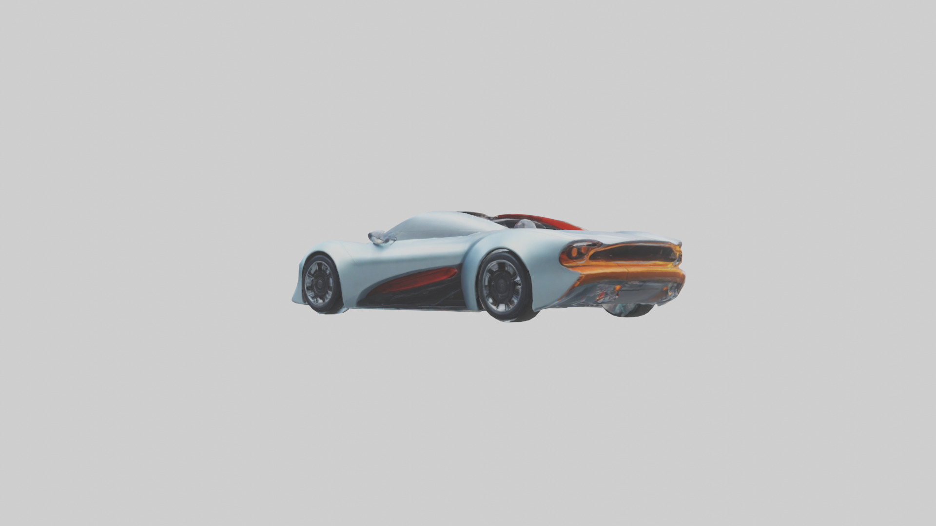 Futuristic Roadster model 3D model_2