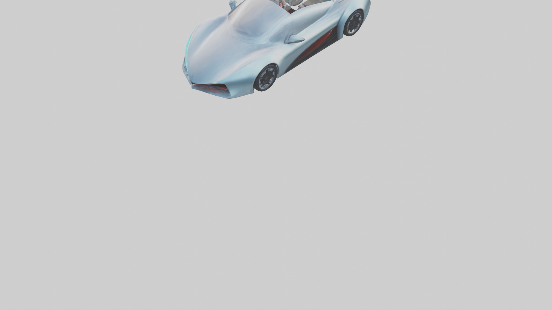 Futuristic Roadster model 3D model_3