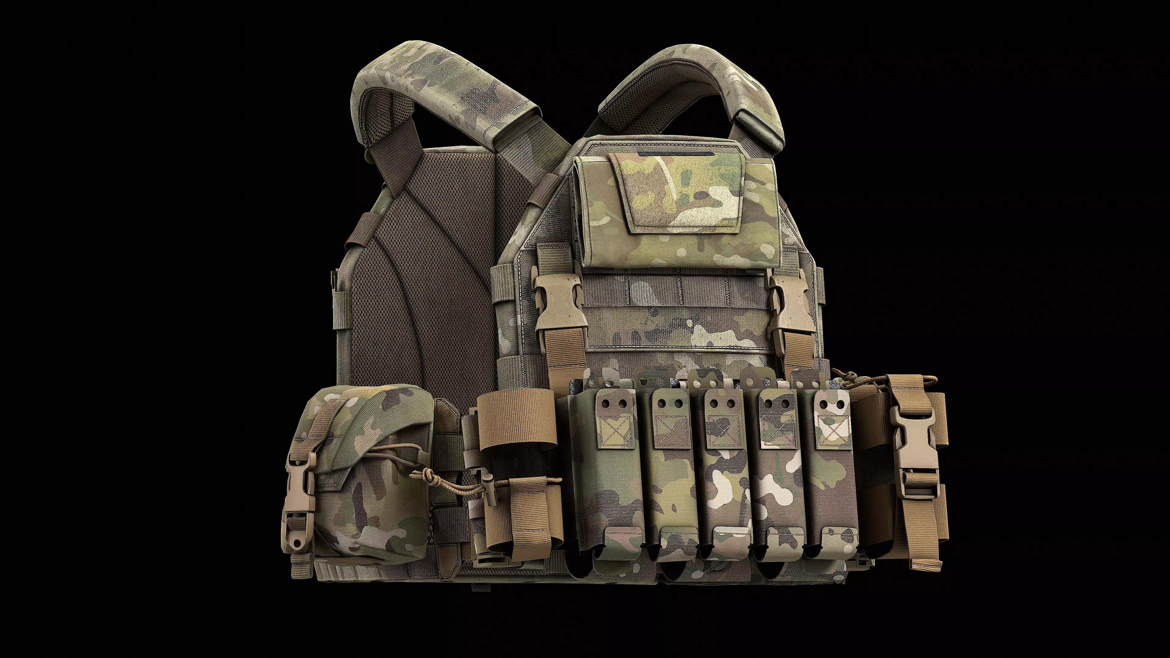 TYR Tactical PICO DSX Assaulter Plate Carrier V3 Low-poly 3D model_0