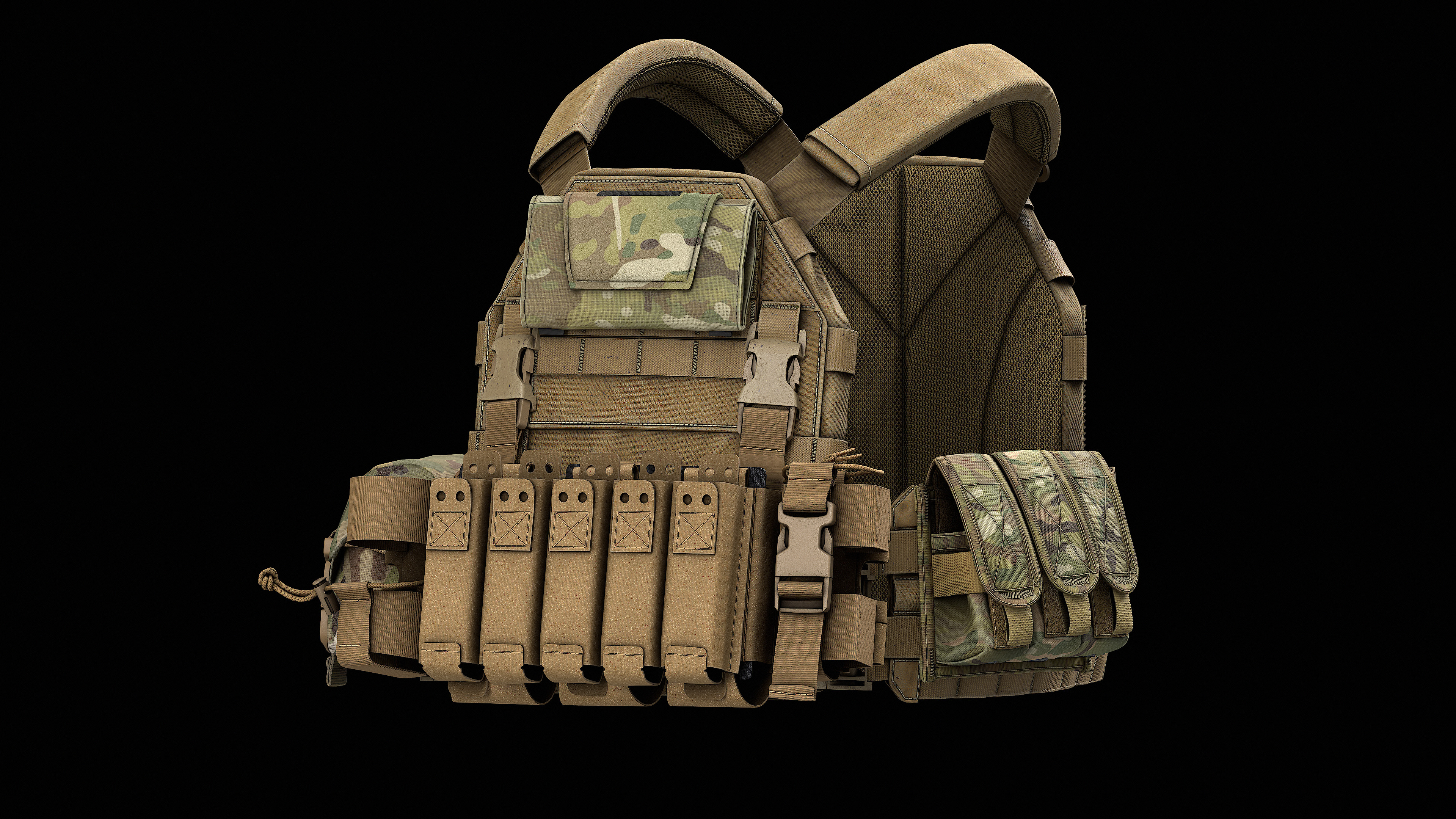 TYR Tactical PICO DSX Assaulter Plate Carrier V3 Low-poly 3D model_3
