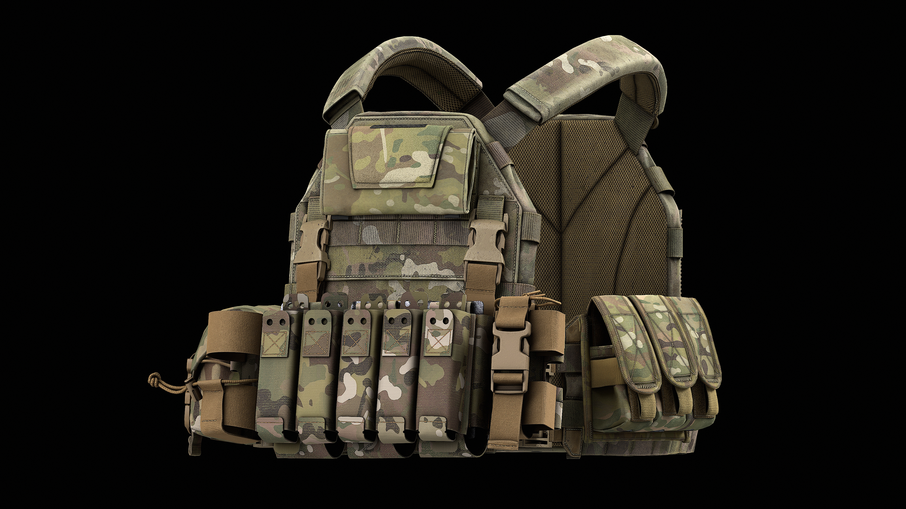 TYR Tactical PICO DSX Assaulter Plate Carrier V3 Low-poly 3D model_2