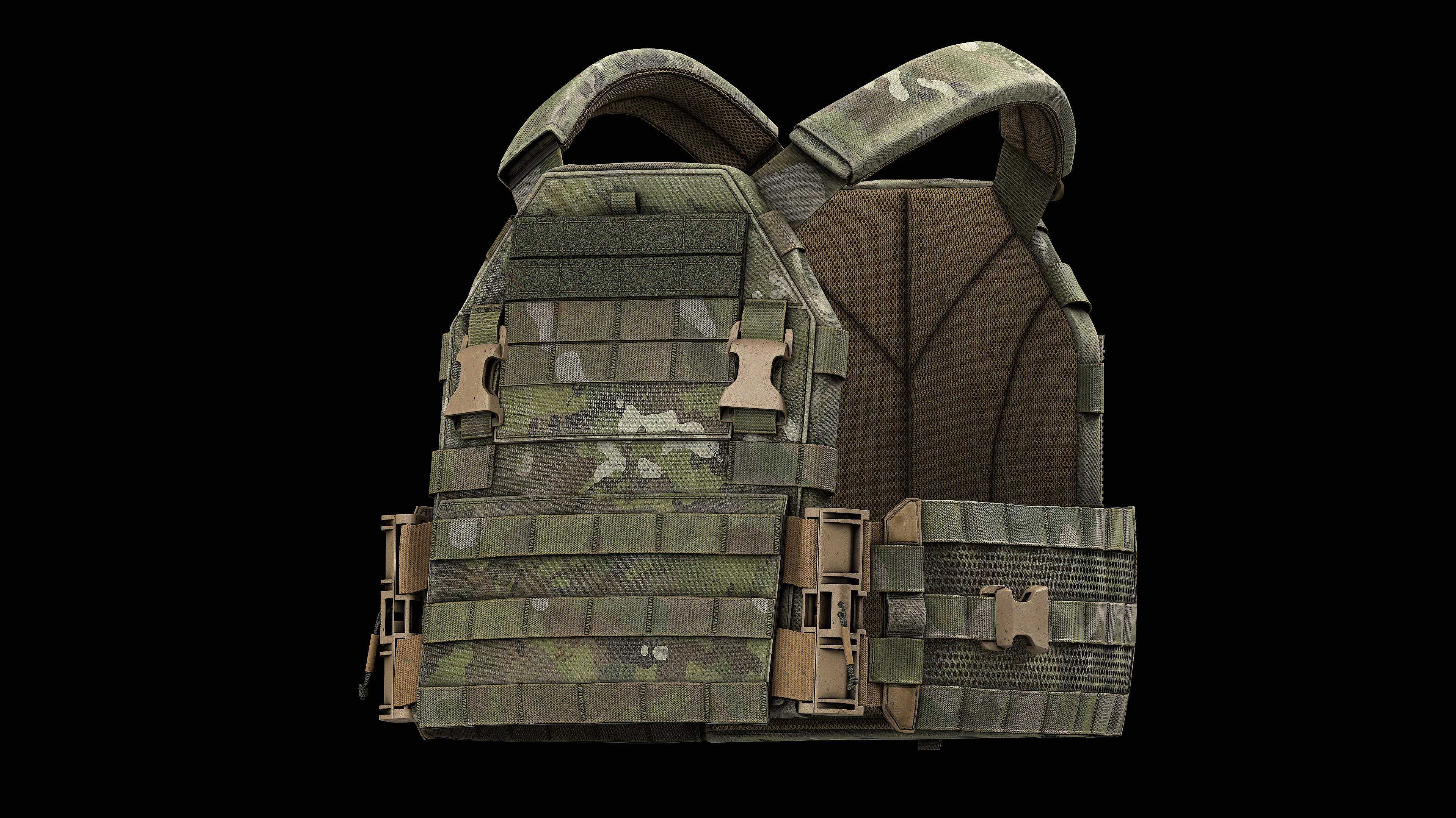 TYR Tactical PICO DSX Assaulter Plate Carrier V3 Low-poly 3D model_7