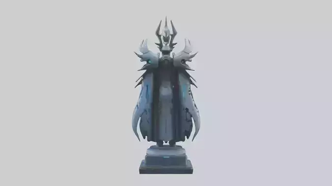 Futuristic Sentinel Lord statue model