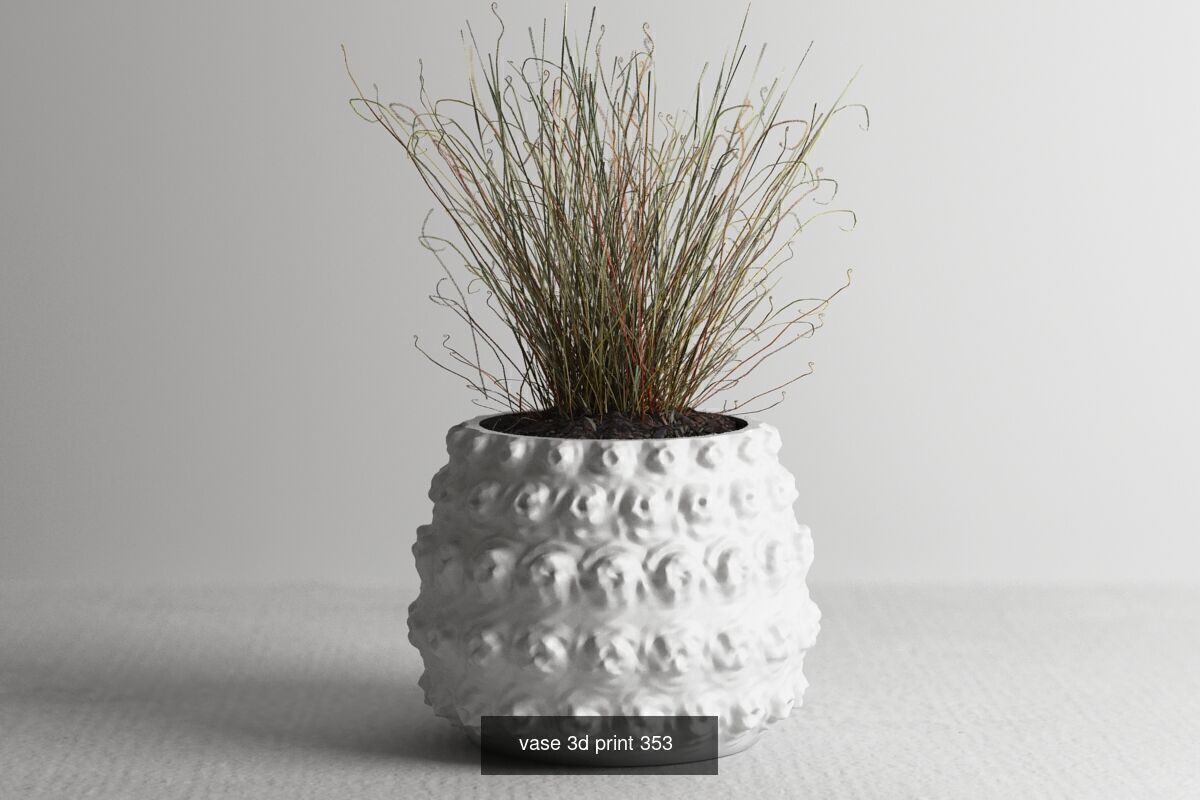 20 vase pot 3d print pack collection _22