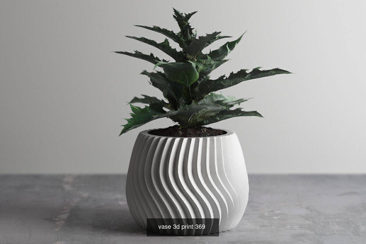 20 vase pot 3d print pack collection _5