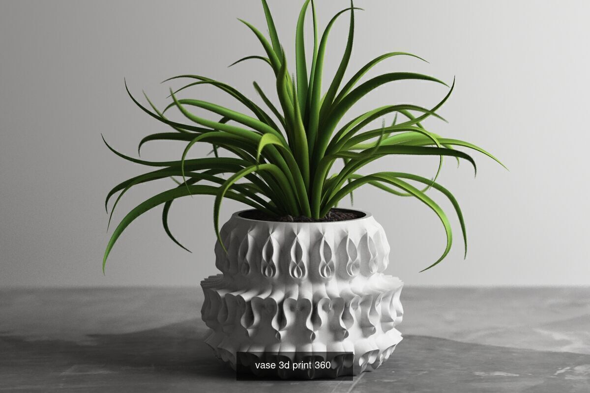 20 vase pot 3d print pack collection _14