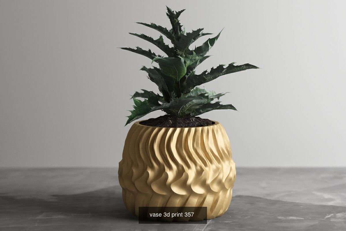 20 vase pot 3d print pack collection _19