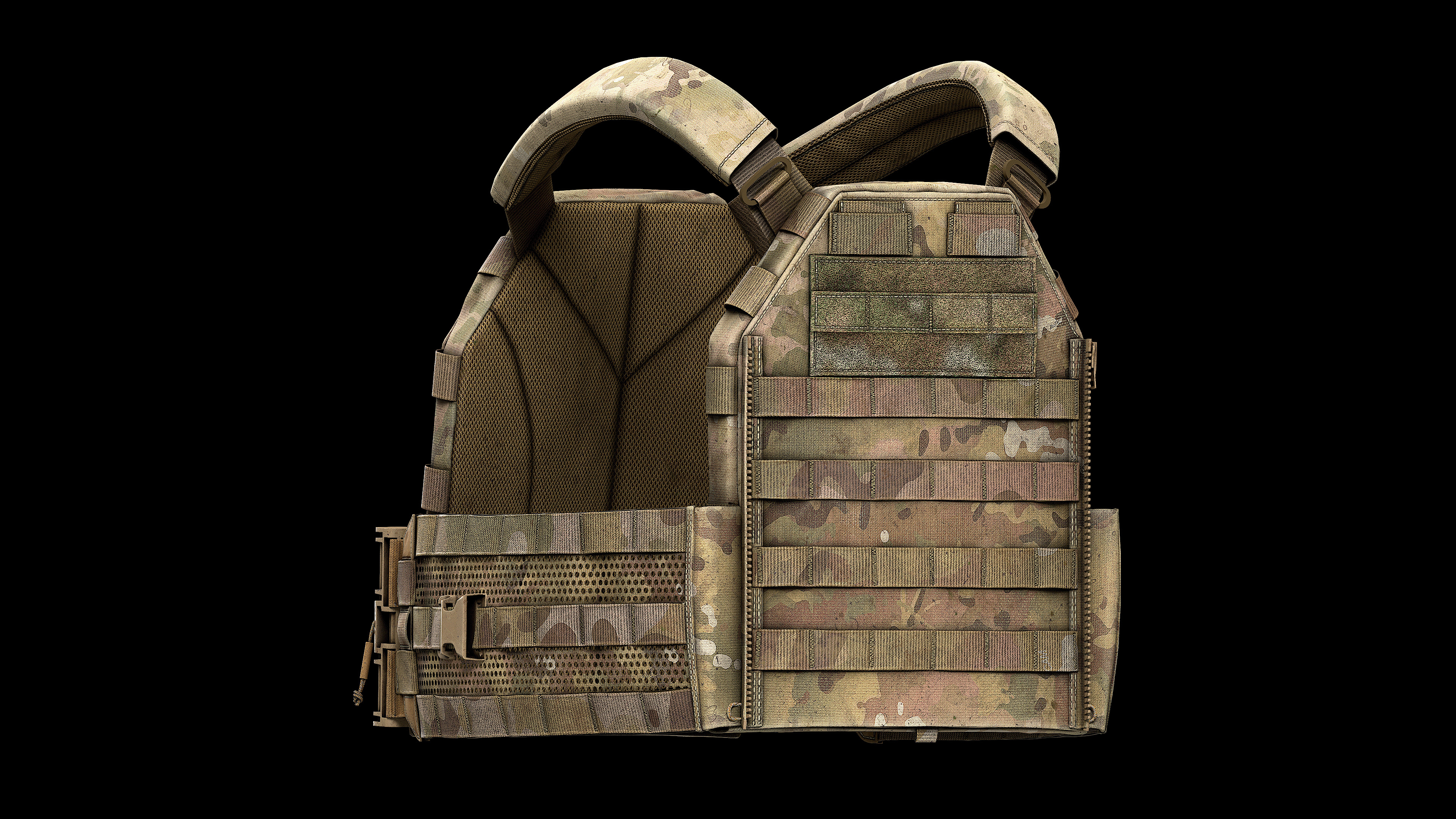 TYR Tactical PICO DSX Assaulter Plate Carrier V1 V2 V3 Low-poly 3D model_23