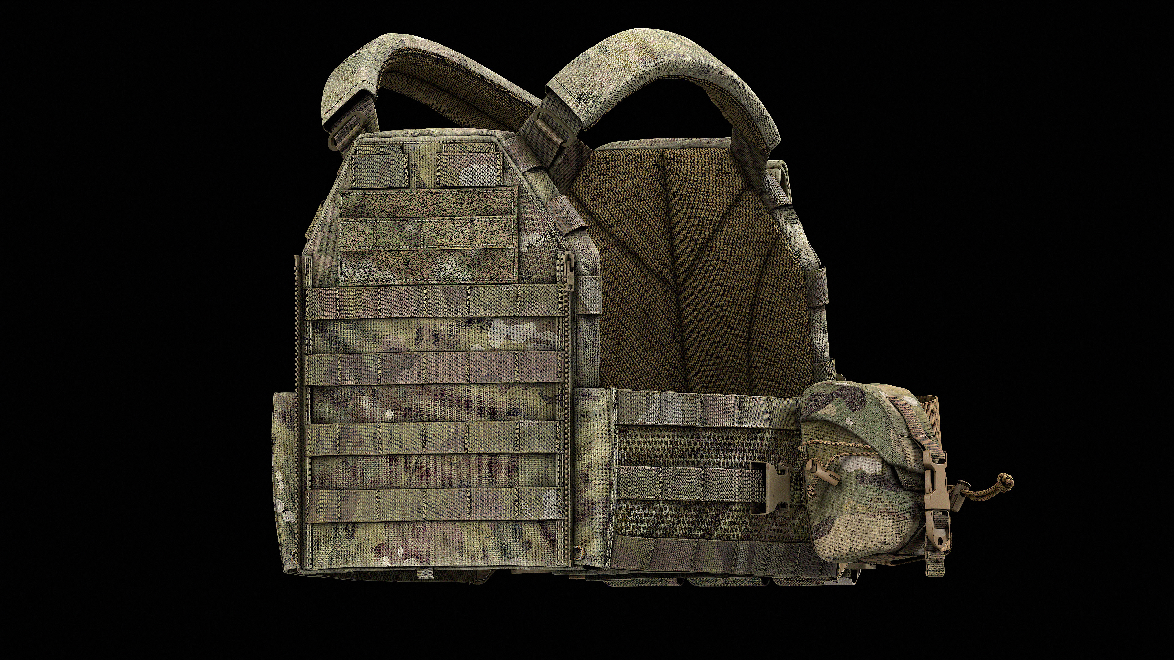 TYR Tactical PICO DSX Assaulter Plate Carrier V1 V2 V3 Low-poly 3D model_18