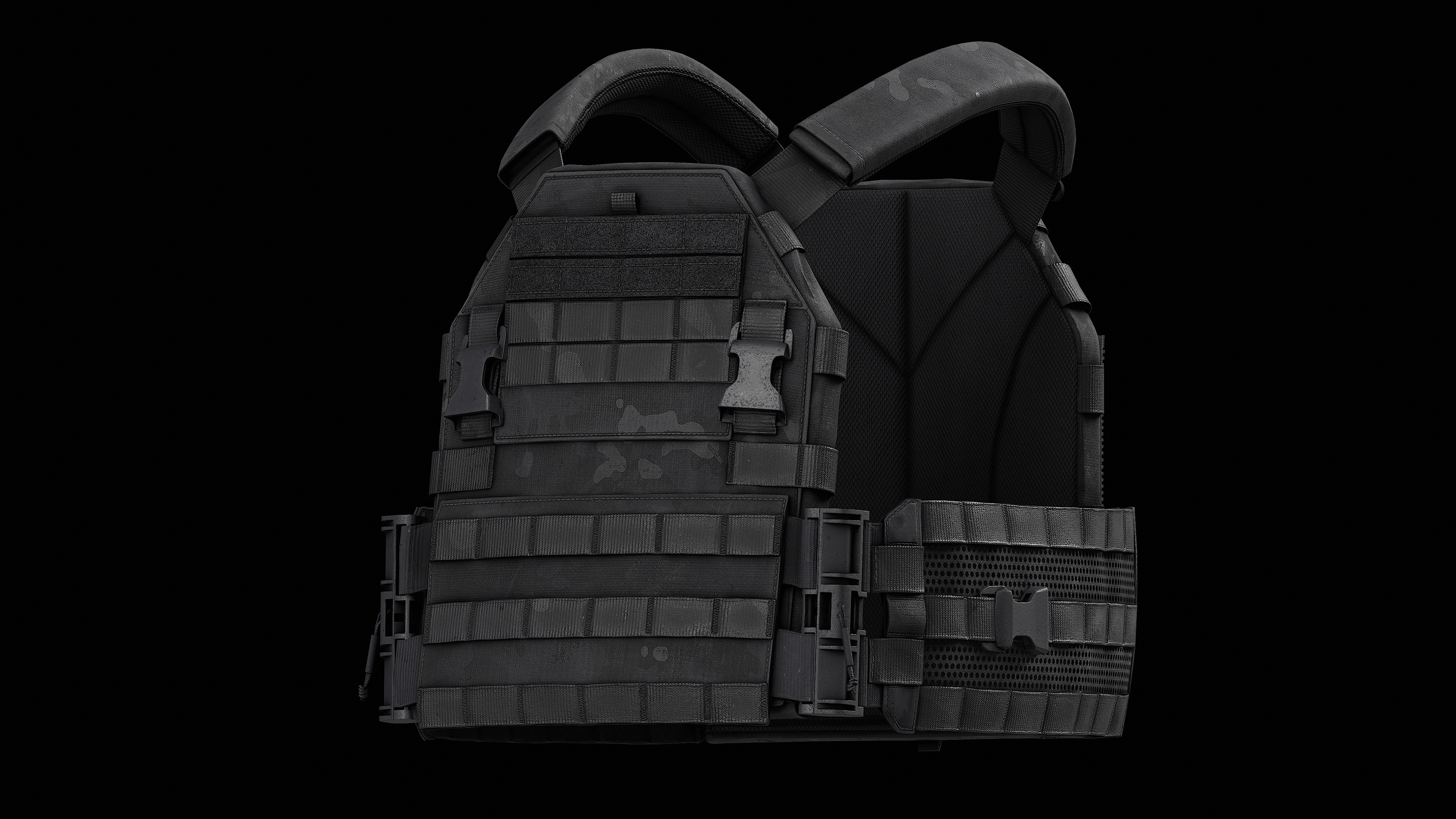 TYR Tactical PICO DSX Assaulter Plate Carrier V1 V2 V3 Low-poly 3D model_5