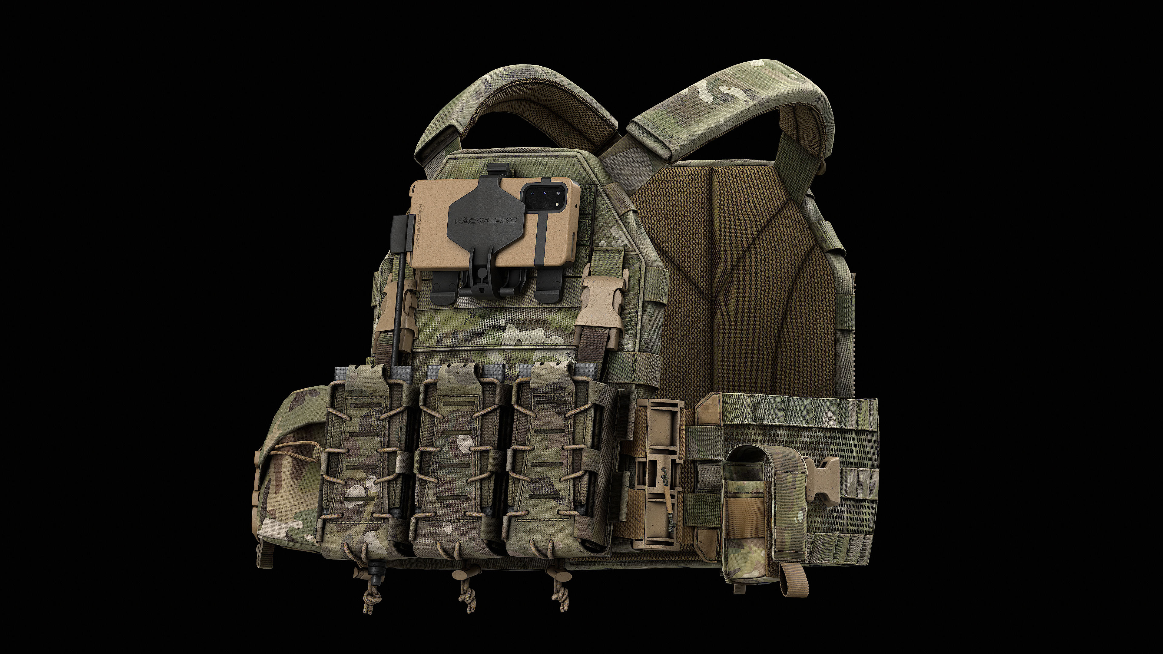 TYR Tactical PICO DSX Assaulter Plate Carrier V1 V2 V3 Low-poly 3D model_10