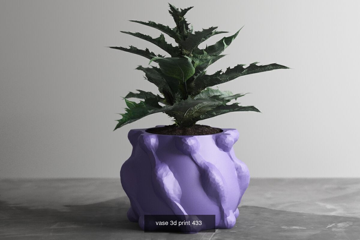 20 vase pot 3d print pack collection _18