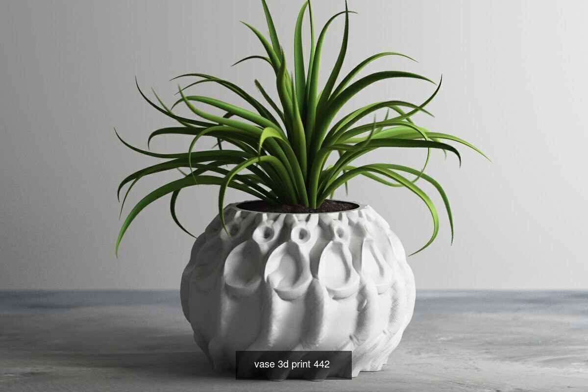 20 vase pot 3d print pack collection _9