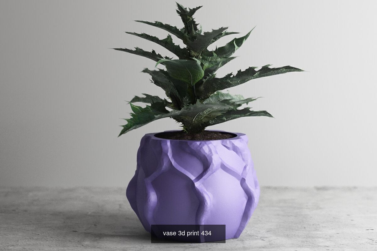 20 vase pot 3d print pack collection _17