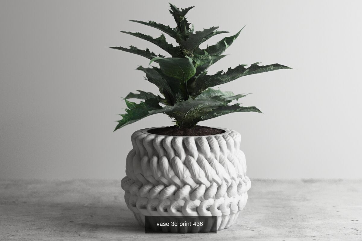 20 vase pot 3d print pack collection _15
