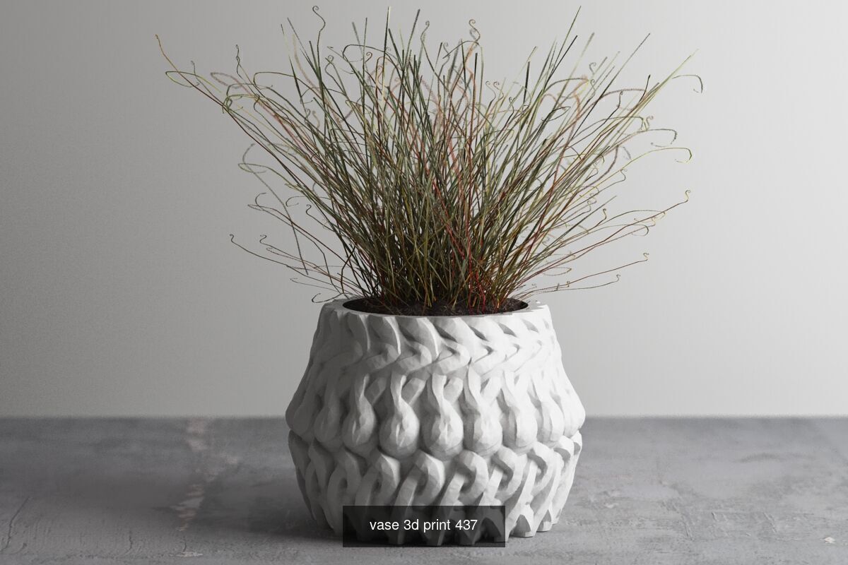 20 vase pot 3d print pack collection _14