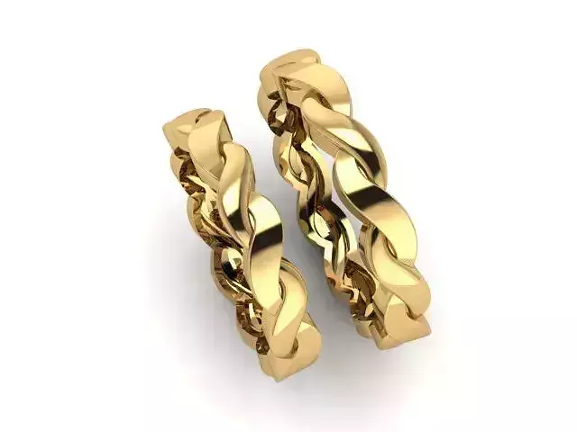 beautyful twist cuple ring