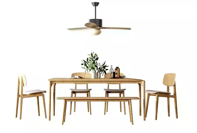 and combination dining Nordic table
