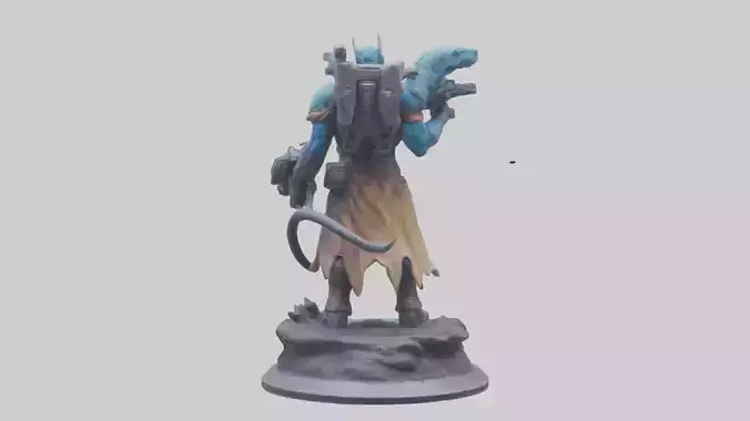 Galactic Beast Hunter statue model