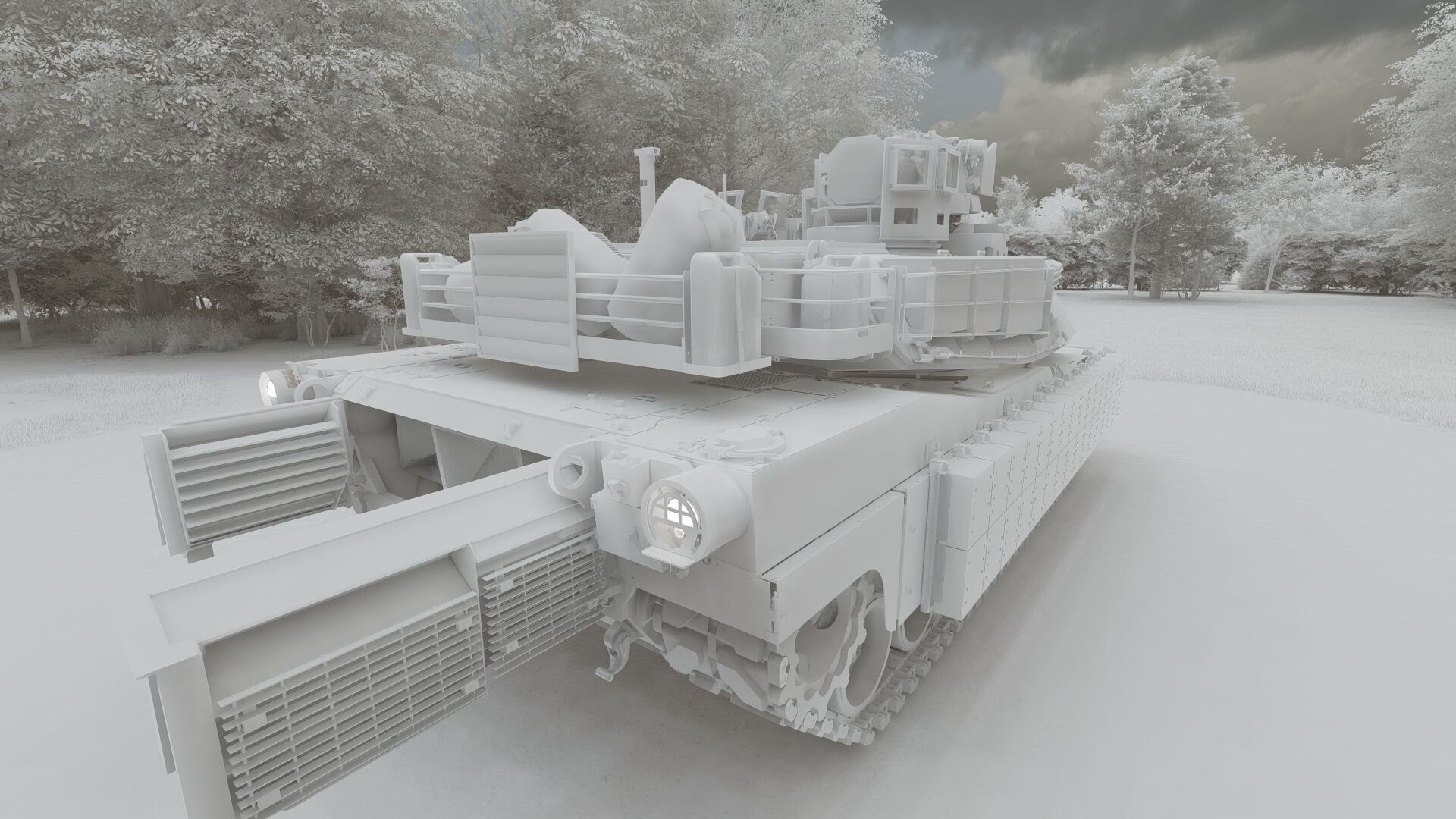 M1A2 main battle tank 3D model_32