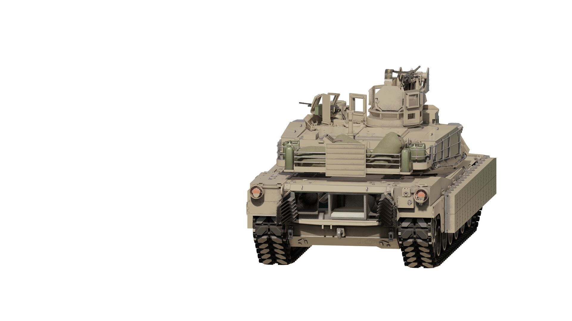 M1A2 main battle tank 3D model_3