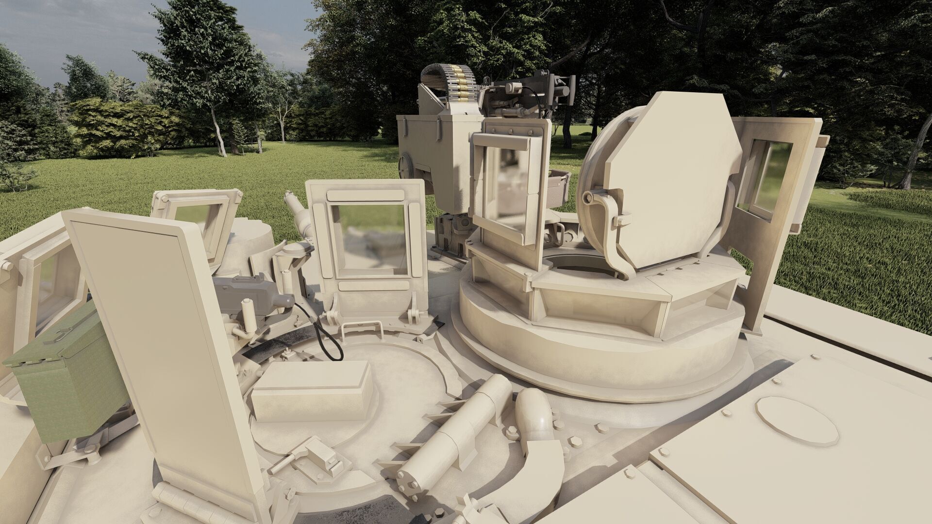 M1A2 main battle tank 3D model_18