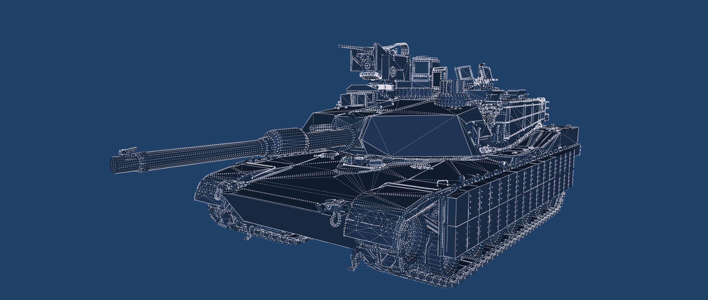 M1A2 main battle tank 3D model_40