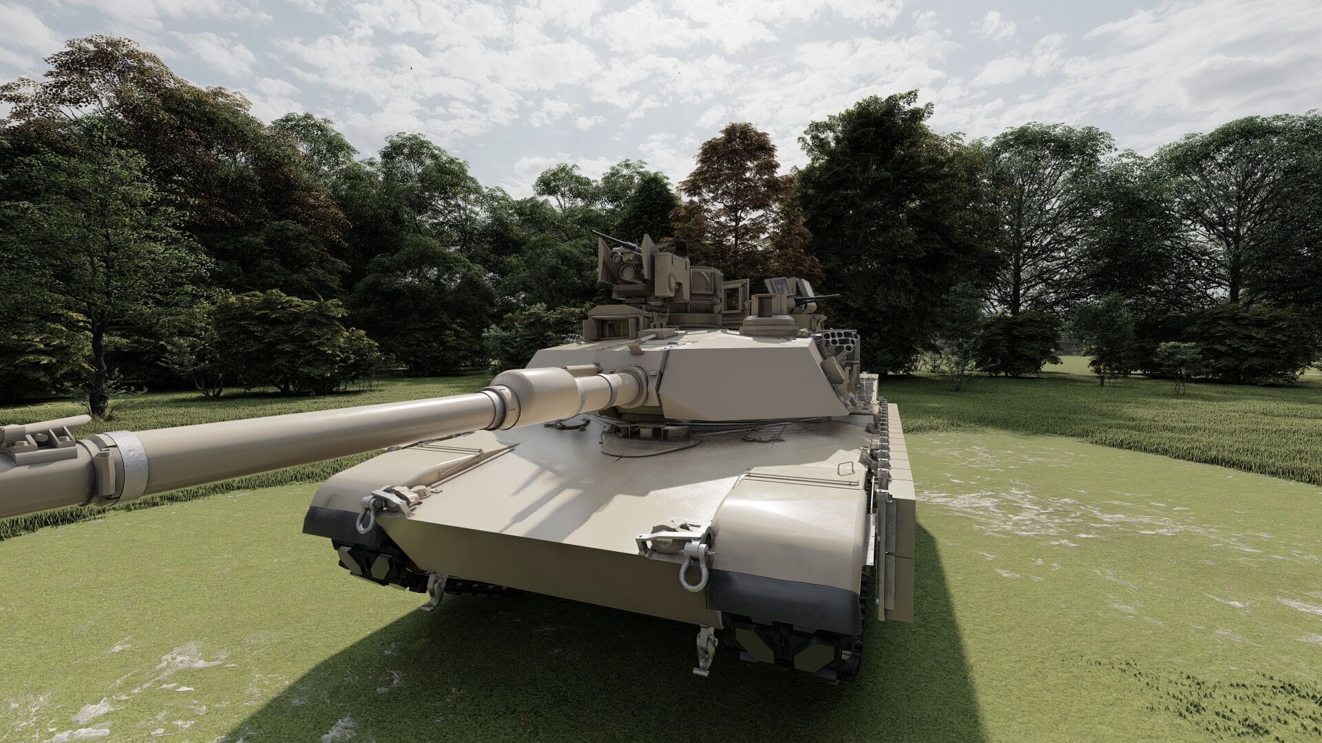 M1A2 main battle tank 3D model_16