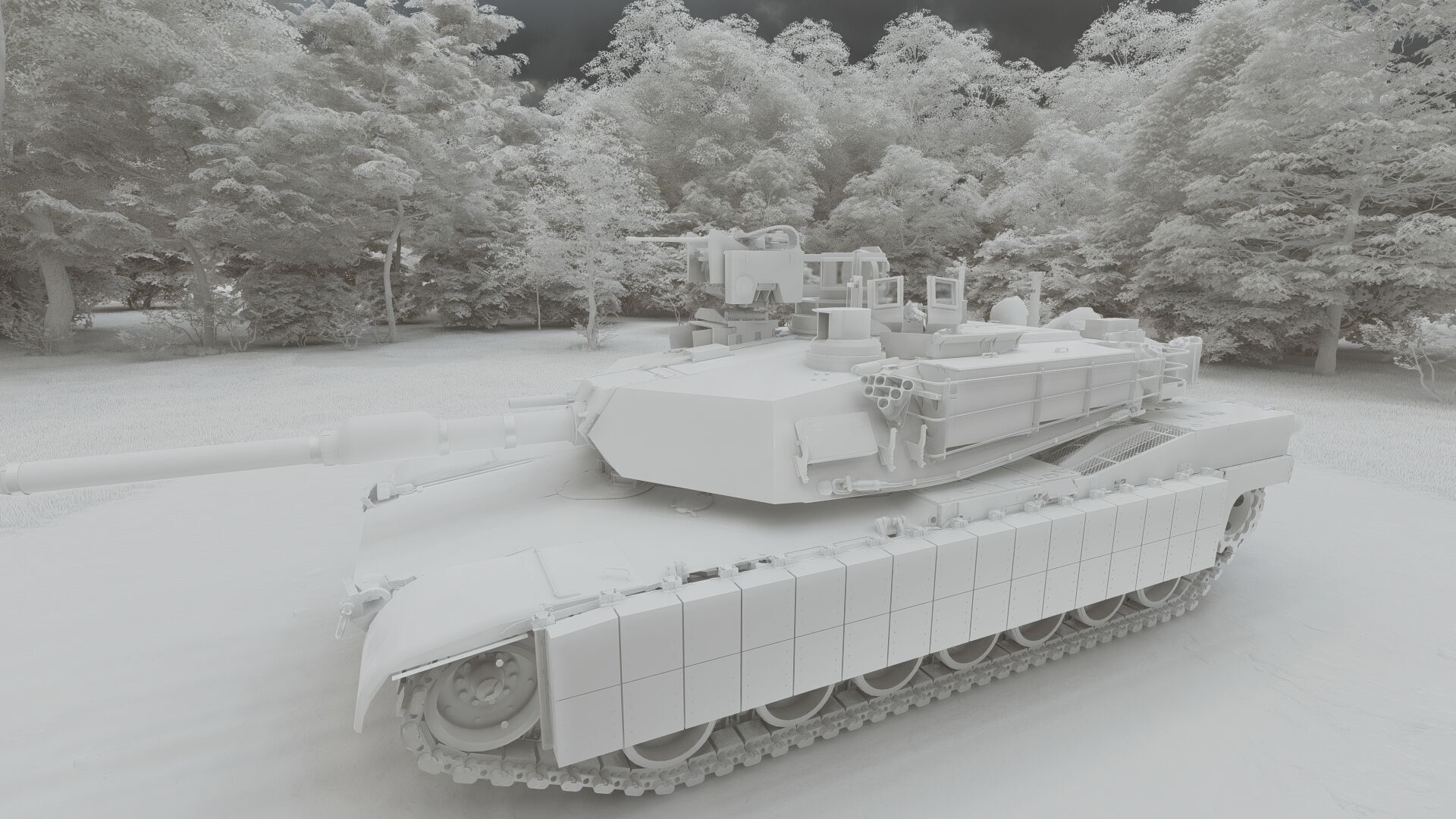 M1A2 main battle tank 3D model_27