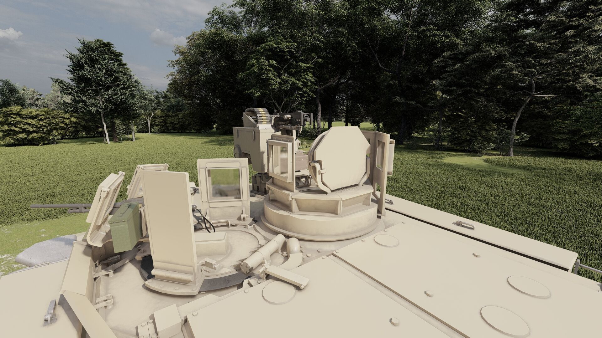 M1A2 main battle tank 3D model_14