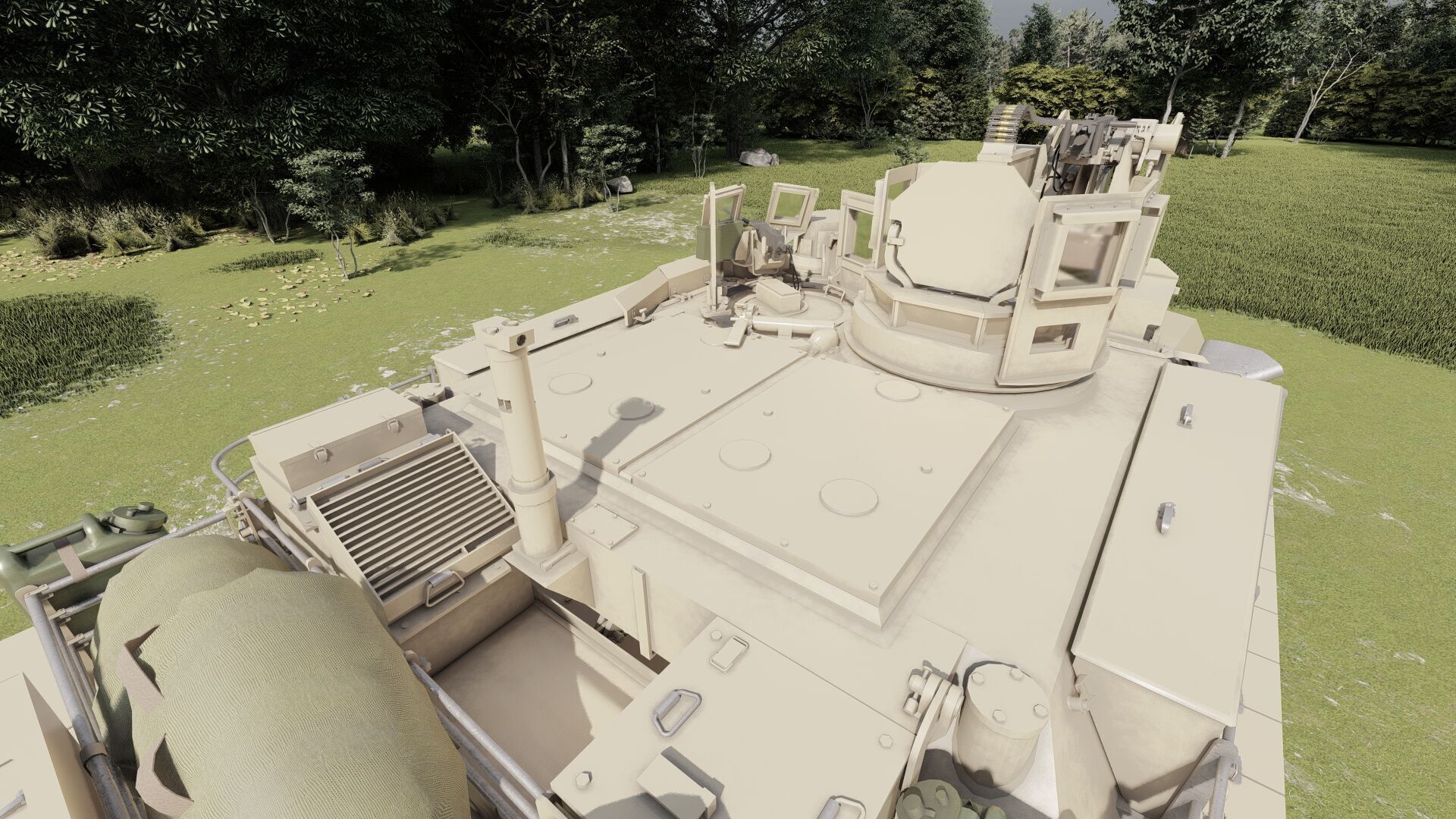 M1A2 main battle tank 3D model_13