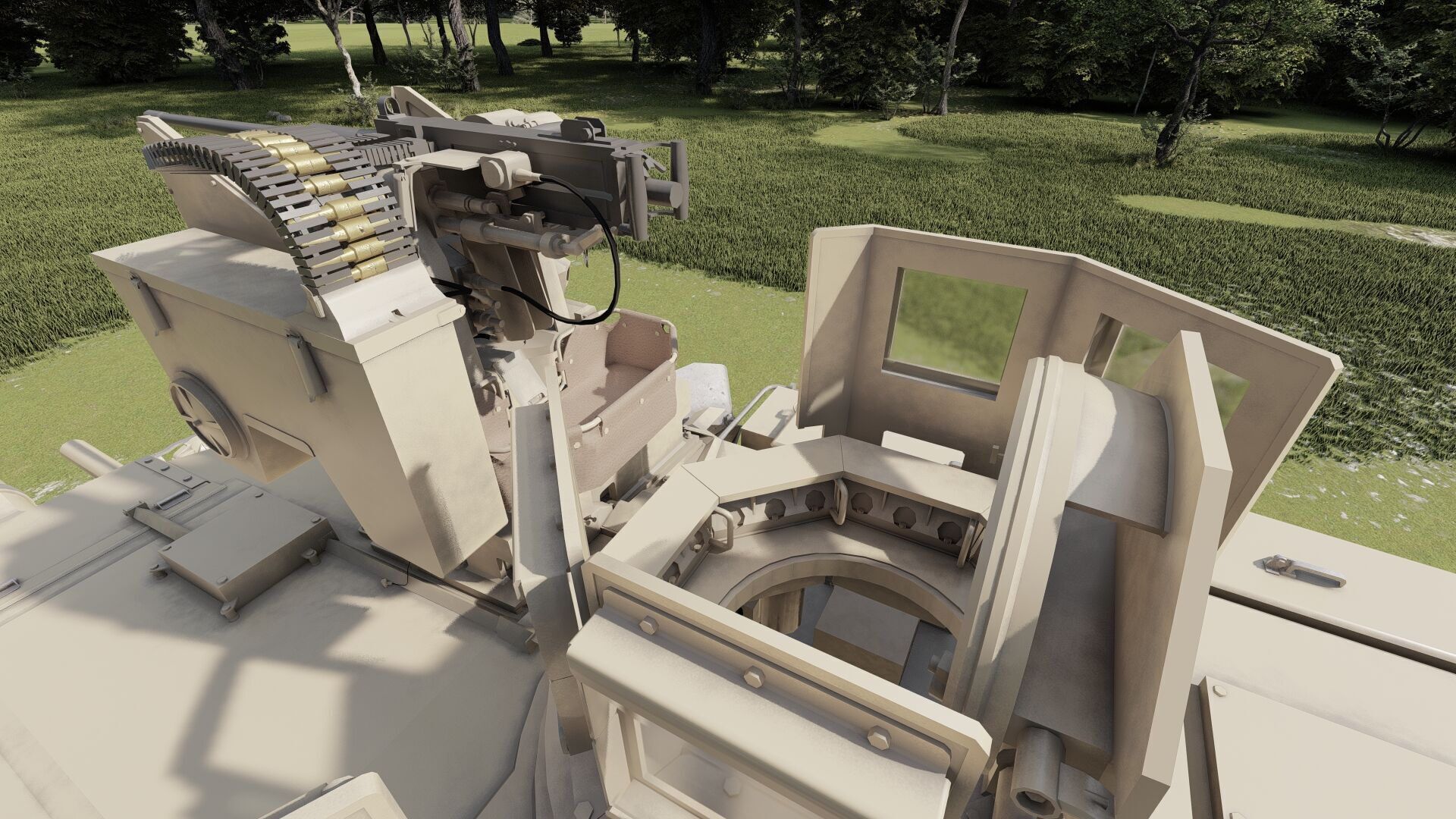 M1A2 main battle tank 3D model_19