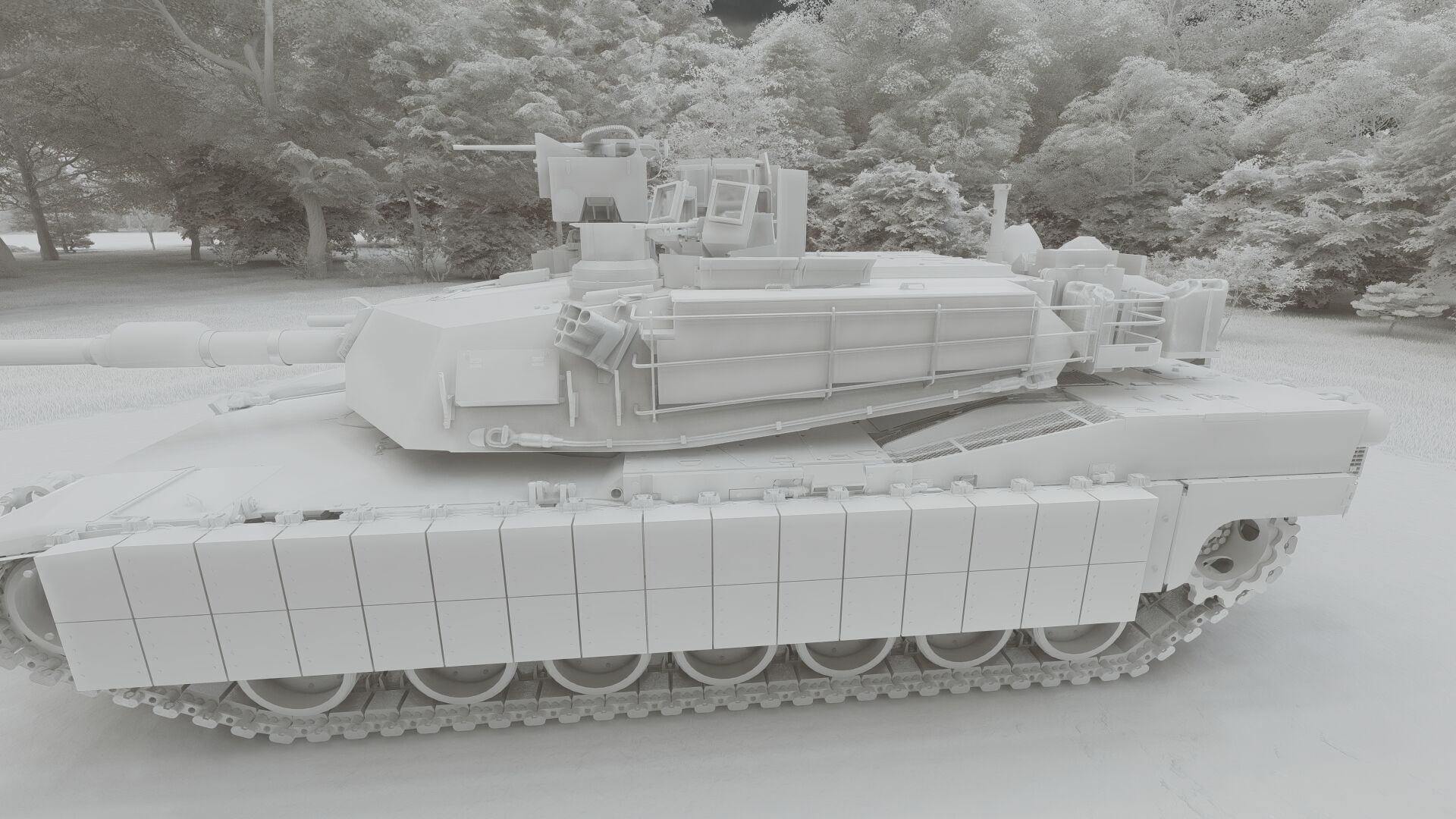 M1A2 main battle tank 3D model_28