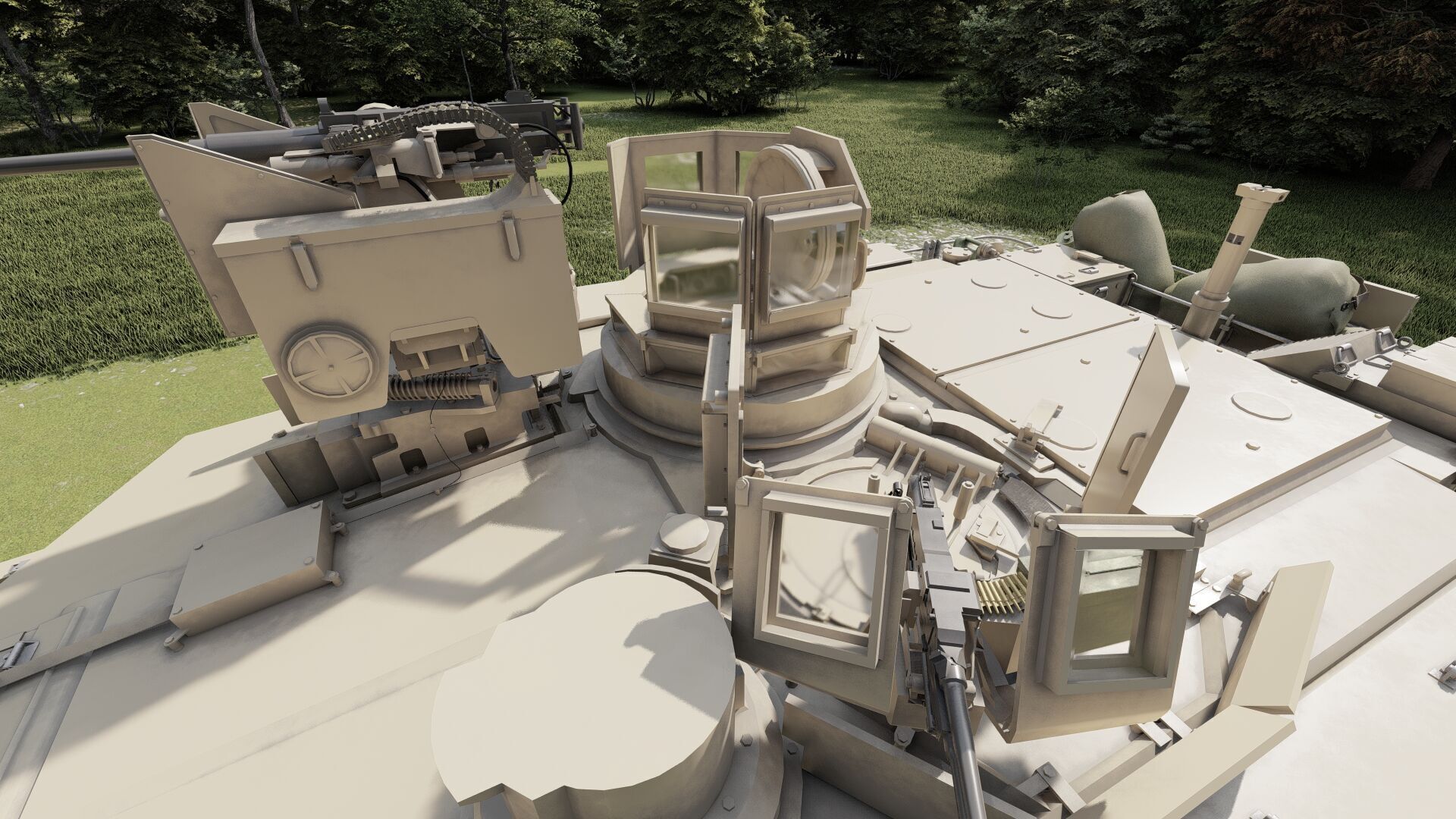 M1A2 main battle tank 3D model_17