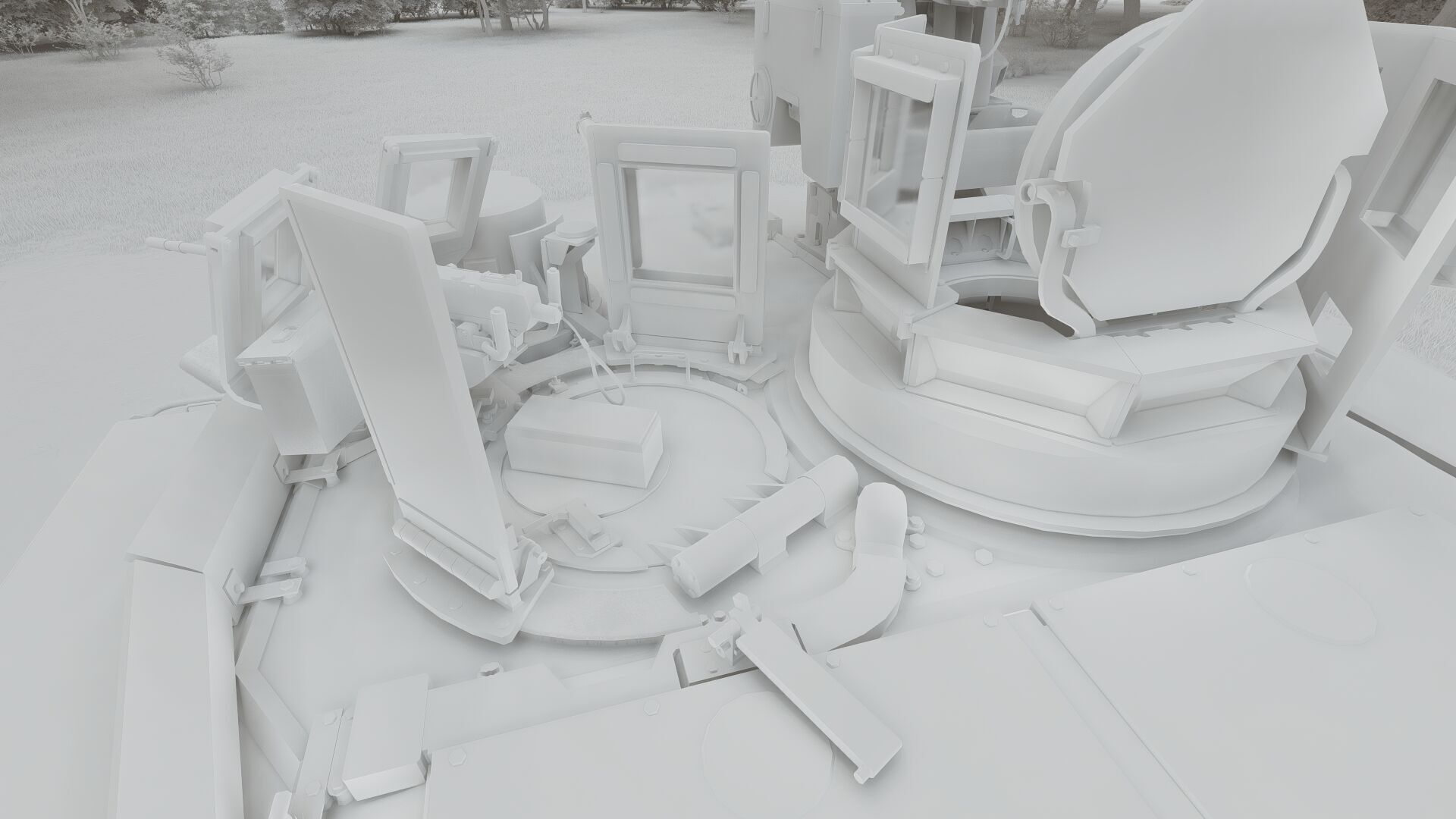 M1A2 main battle tank 3D model_34