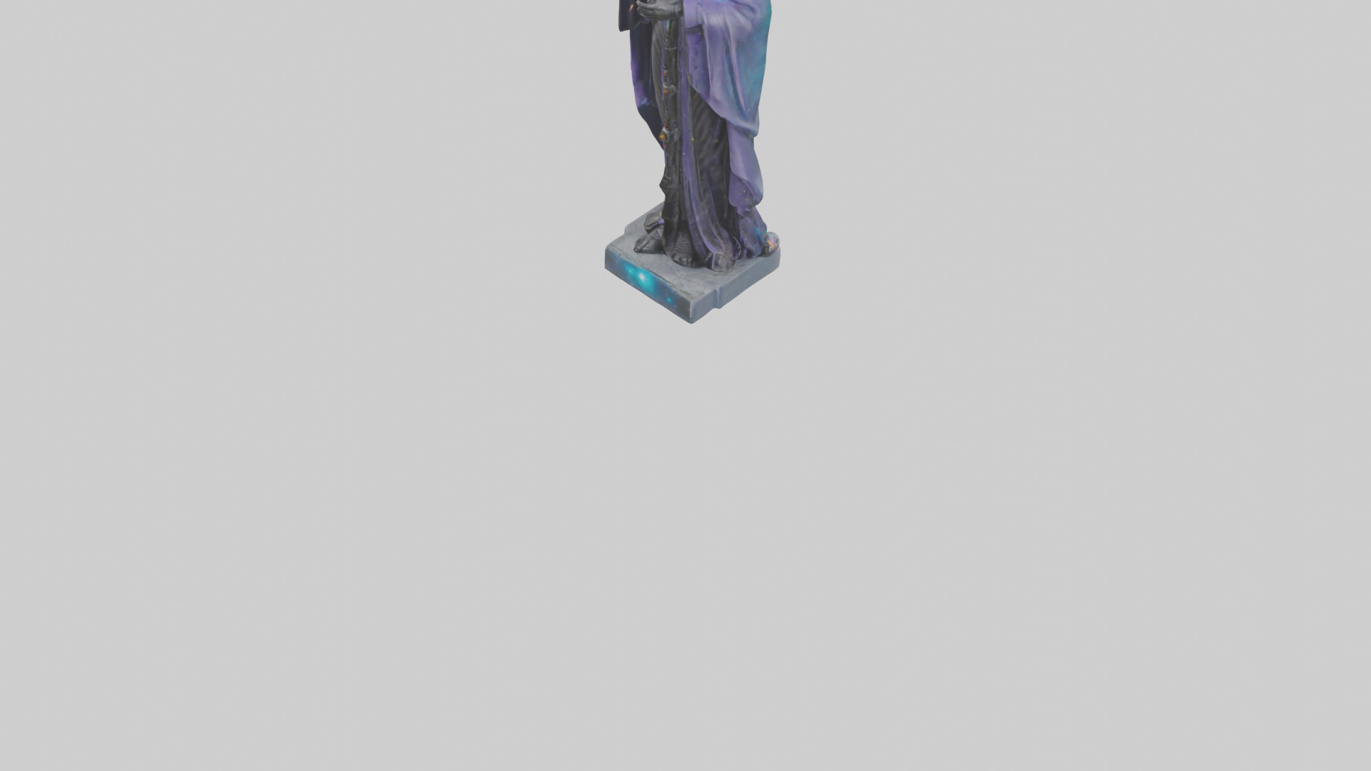 Galactic Priest statue model 3D model_5