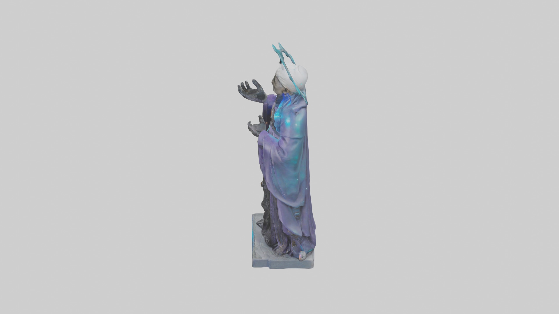 Galactic Priest statue model 3D model_17