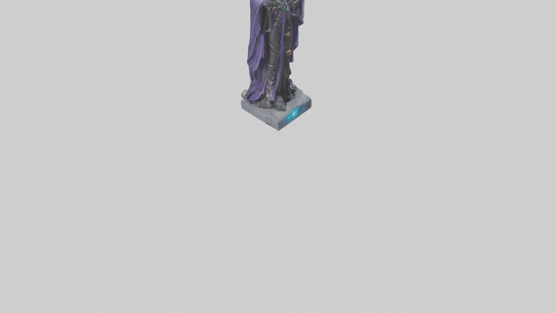 Galactic Priest statue model 3D model_6