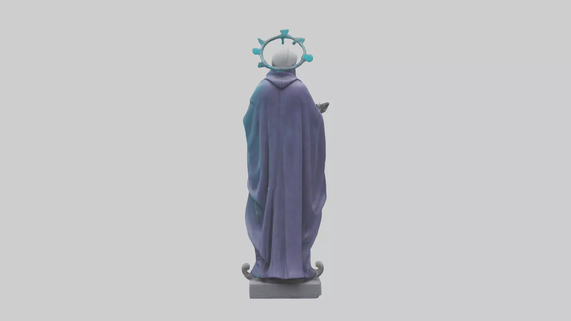 Galactic Priest statue model 3D model_0