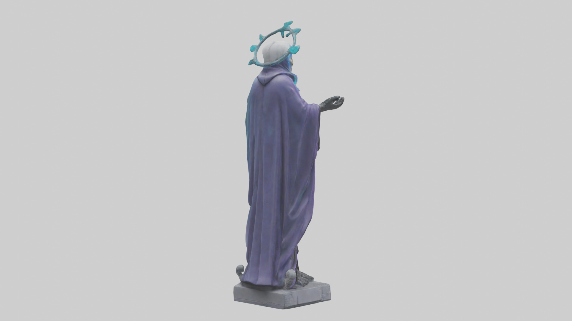 Galactic Priest statue model 3D model_2