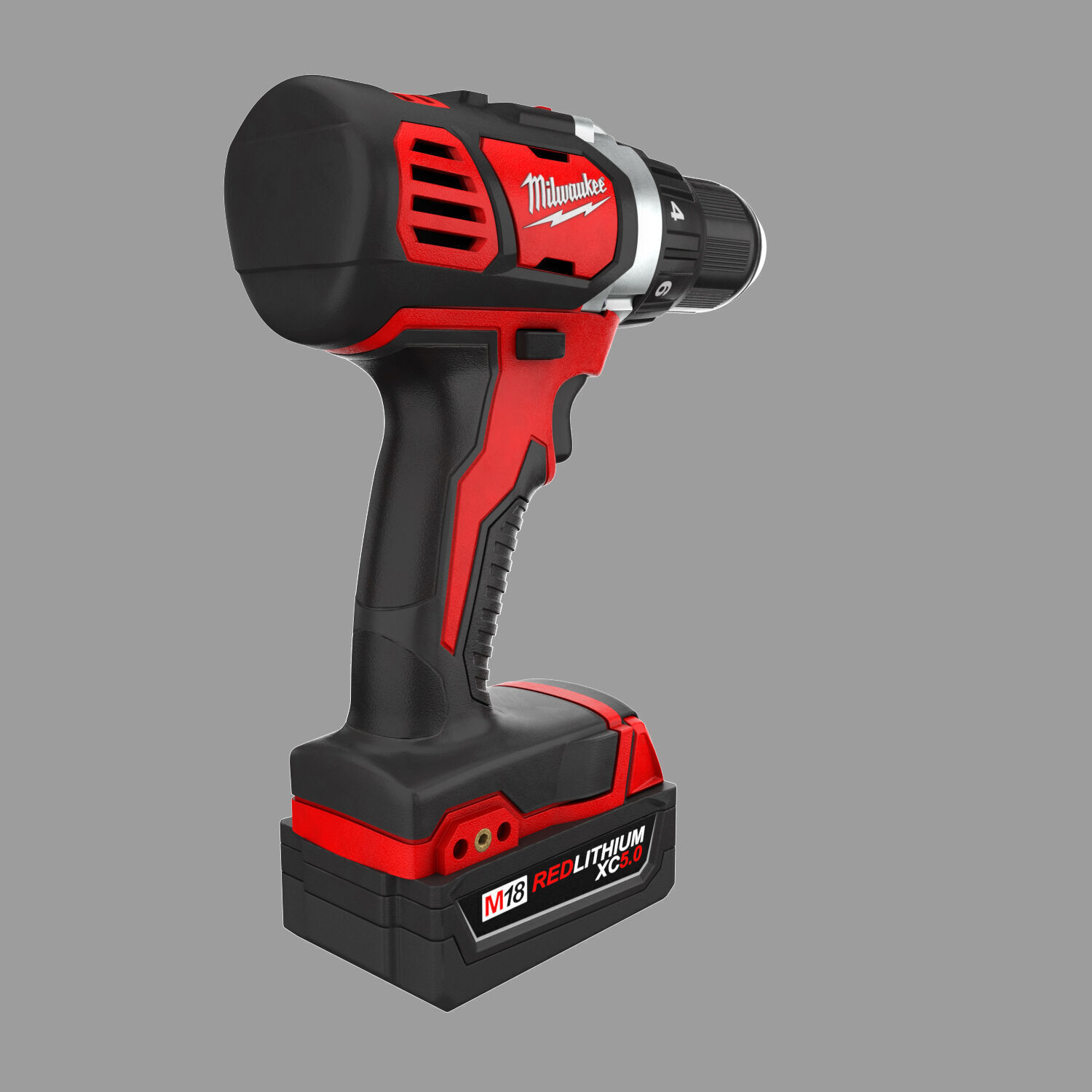 Milwaukee Drill 3D model_3