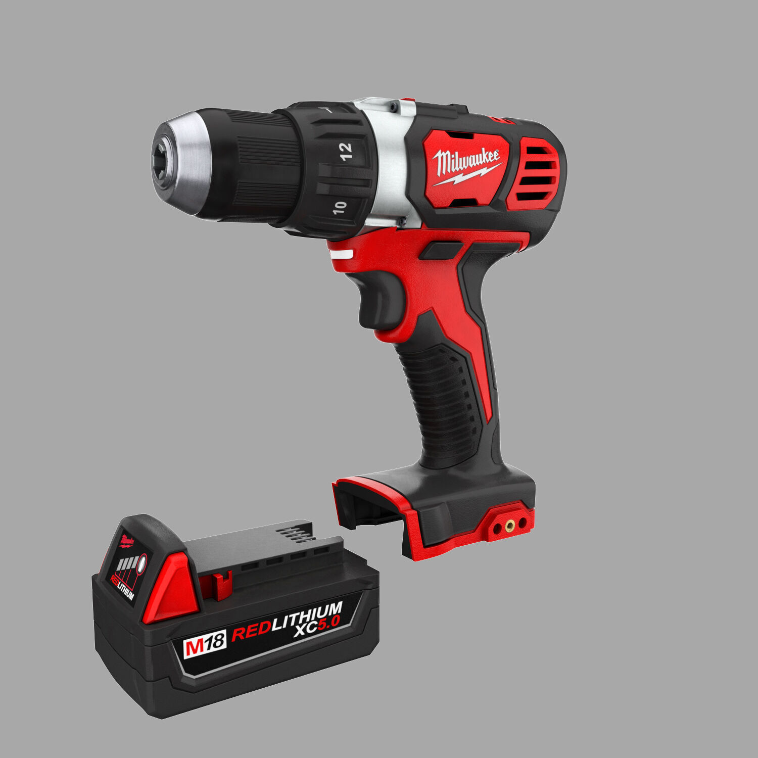 Milwaukee Drill 3D model_6