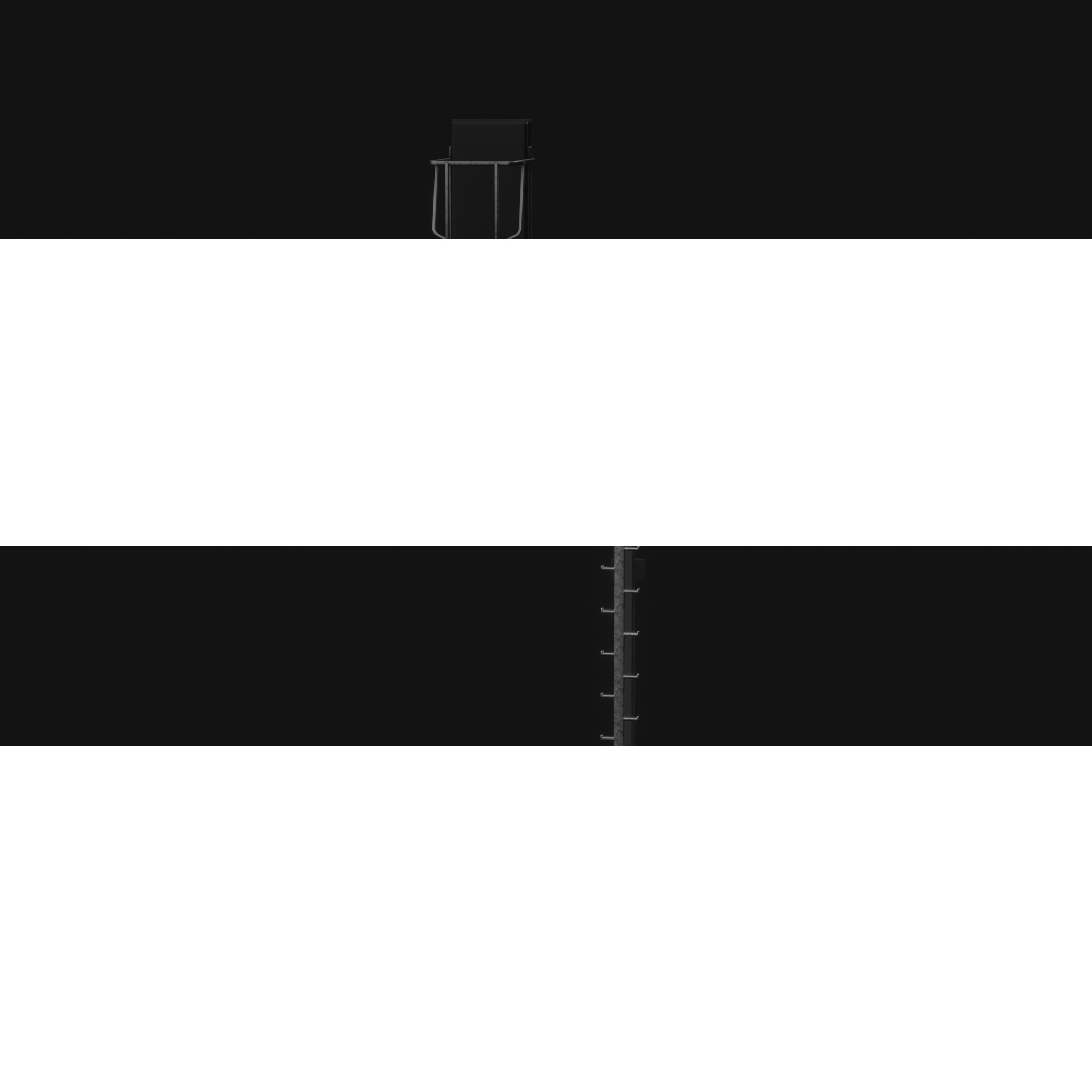 KS Railway Signal Post 7000mm Version-12 Low-poly 3D model_33