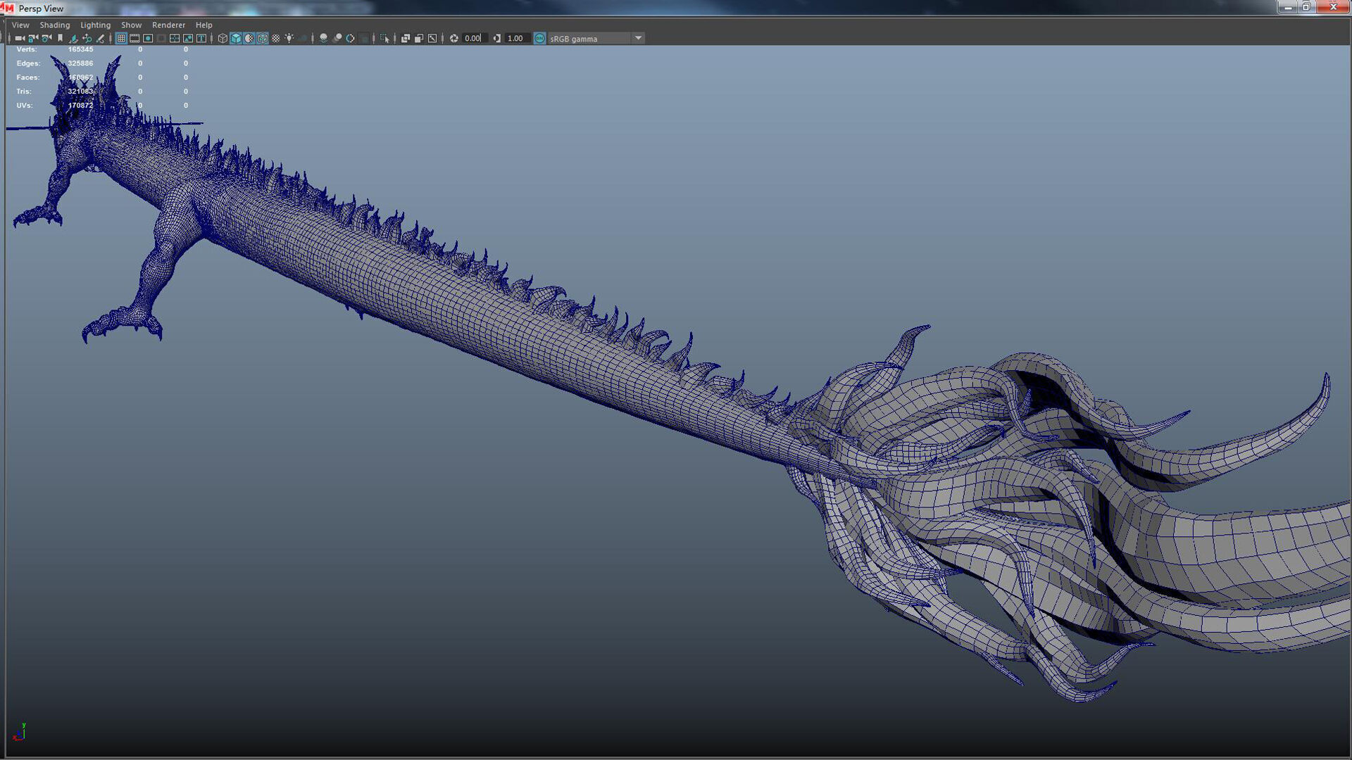dragon ChineseDragon loong 3D model_11