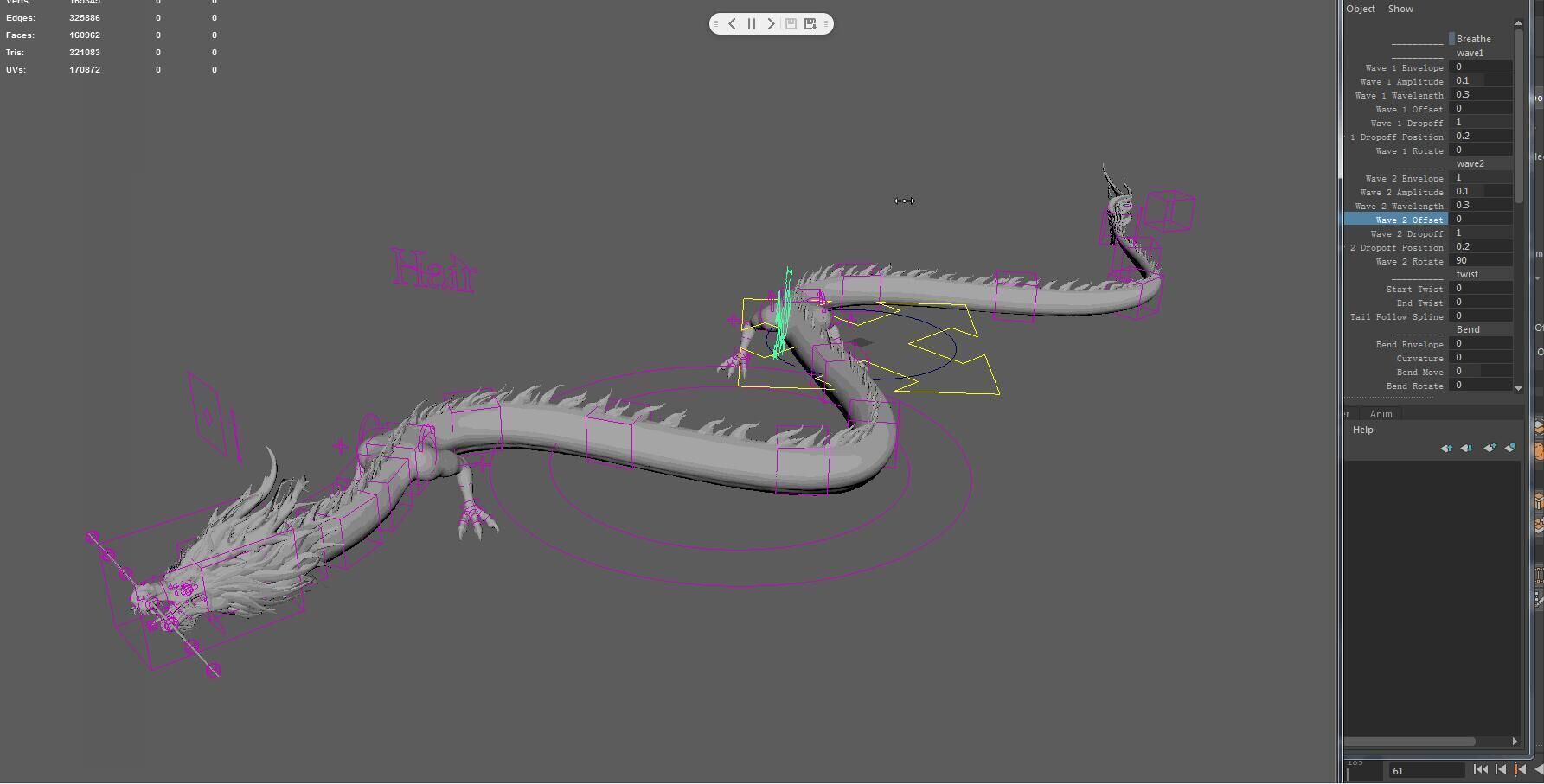 dragon ChineseDragon loong 3D model_8